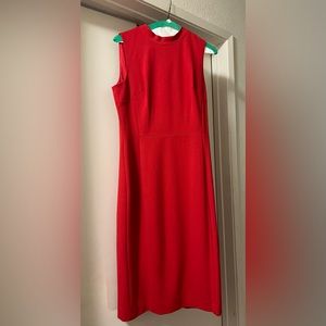 Women’s red pencil dress size 8.